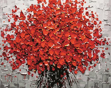 Load image into Gallery viewer, Red Flower- Painting By Numbers