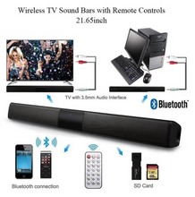 Load image into Gallery viewer, Bluetooth Soundbar Speaker TV Home Theater + Remote Control