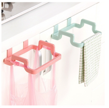 Load image into Gallery viewer, Over Door Rack Bar Trash Bag Holder