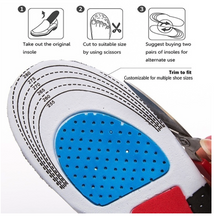 Load image into Gallery viewer, Unisex Silica Gel Orthotic Sport Running Shoes Insoles