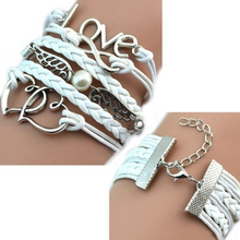 Load image into Gallery viewer, Multilayer Infinity Friendship Leather Bracelet