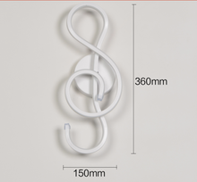 Load image into Gallery viewer, 2019 LED Treble Clef Wall Lamp