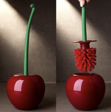 Load image into Gallery viewer, Creative Cherry Shape Lavatory Brush & Holder