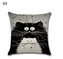 Load image into Gallery viewer, Cat Pillow Case Decorative Cushion Covers
