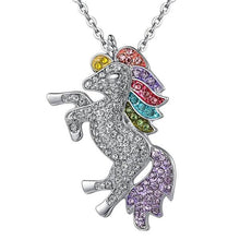 Load image into Gallery viewer, Rainbow Unicorn Necklace