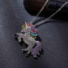Load image into Gallery viewer, Rainbow Unicorn Necklace