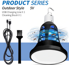 Load image into Gallery viewer, BugDestroyer™ - 2 in 1 LED Mosquito Killer Lamp - Trap and Kill Mosquitoes by 100%