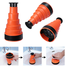 Load image into Gallery viewer, DrainClear™ - Mini High Pressure Sink Plunger - Cleaning out any clogged drain in second