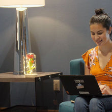 Load image into Gallery viewer, Enchanted Rose Flower Lamp