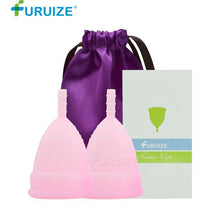 Load image into Gallery viewer, Beautique Menstrual Cup (2-pack, 100% Silicone)