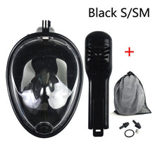 Load image into Gallery viewer, Full Face Snorkeling Mask