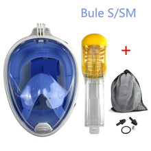 Load image into Gallery viewer, Full Face Snorkeling Mask