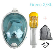 Load image into Gallery viewer, Full Face Snorkeling Mask