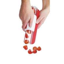 Load image into Gallery viewer, ZipTomato™ - Easy Grape and Tomato Slicer -  Zip, Lock and Slice
