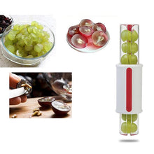 Load image into Gallery viewer, ZipTomato™ - Easy Grape and Tomato Slicer -  Zip, Lock and Slice
