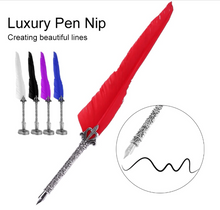 Load image into Gallery viewer, ROYAL™ - Classical Quill Pen Set - Writing Is A Process, a Journey Into Memory and the Soul
