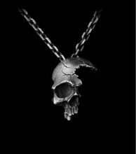 Load image into Gallery viewer, PIRATES - The Broken Skull Necklace - Reality is Inside The Skull.
