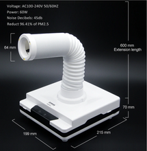 Load image into Gallery viewer, NailDuster  - Nail Dust Collector -  Forget about Cleaning after Doing Your Nails
