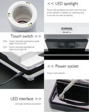 Load image into Gallery viewer, NailDuster  - Nail Dust Collector -  Forget about Cleaning after Doing Your Nails
