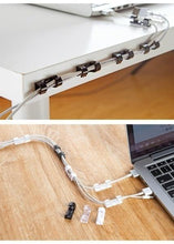 Load image into Gallery viewer, 20pcs/pack Self-adhesive Wire Organizer Line Cable Clip
