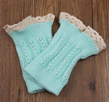 Load image into Gallery viewer, Winter Short-Knit Leg Warmers
