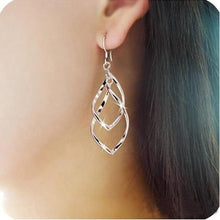 Load image into Gallery viewer, Elegant Silver Plated Party Earrings

