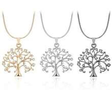 Load image into Gallery viewer, "Tree of Life" Family Pendant Necklace Birthstone
