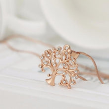 Load image into Gallery viewer, "Tree of Life" Family Pendant Necklace Birthstone
