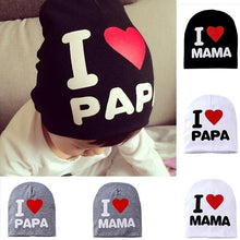 Load image into Gallery viewer, I Love Mama/Papa Beanie
