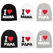 Load image into Gallery viewer, I Love Mama/Papa Beanie
