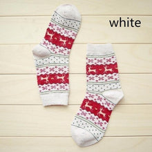 Load image into Gallery viewer, Christmas Deer Moose Design Casual Warm Winter Knit Wool Socks

