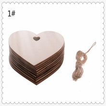 Load image into Gallery viewer, Small Wooden Christmas Tree Ornaments
