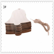 Load image into Gallery viewer, Small Wooden Christmas Tree Ornaments
