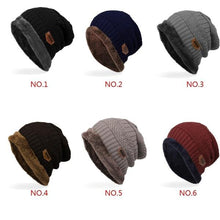 Load image into Gallery viewer, Knitted Wool Winter Cap
