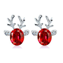 Load image into Gallery viewer, Silver Plated Stud Earrings
