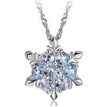 Load image into Gallery viewer, Elegant Silver Flower Necklace
