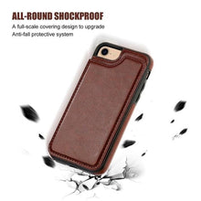 Load image into Gallery viewer, Magnetic Leather Phone Wallet Case
