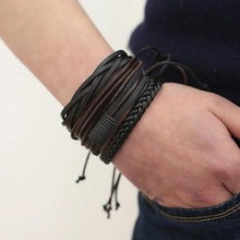 Load image into Gallery viewer, Mens Leather Bracelets &amp; Bangles
