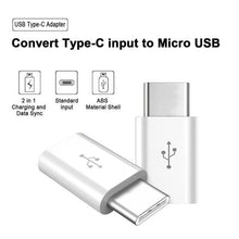 Load image into Gallery viewer, Micro USB To Type C Adapter
