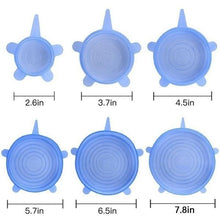 Load image into Gallery viewer, Reusable Silicone Lid Wrap: Keep Food Fresh!
