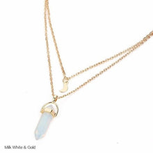 Load image into Gallery viewer, Quartz Crystal Pendant Necklace
