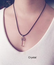 Load image into Gallery viewer, Quartz Crystal Pendant Necklace
