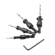 Load image into Gallery viewer, 5 pack Quick Change Shank Tapered Drill Bits
