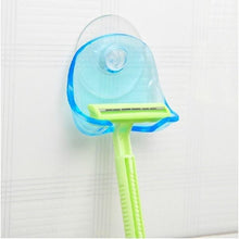 Load image into Gallery viewer, 2 pack Plastic Super Suction Cup Razor Holder
