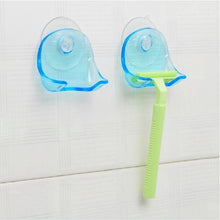 Load image into Gallery viewer, 2 pack Plastic Super Suction Cup Razor Holder
