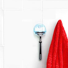 Load image into Gallery viewer, 2 pack Plastic Super Suction Cup Razor Holder
