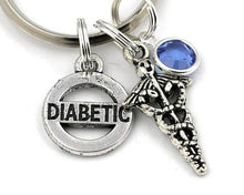 Load image into Gallery viewer, Diabetic Key Ring
