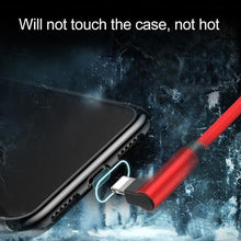 Load image into Gallery viewer, 90 Degree Nylon Fast Charging USB Cable for IPhone &amp; Ipad
