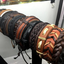 Load image into Gallery viewer, Mixed Style Random Genuine Leather Surfer Bracelet
