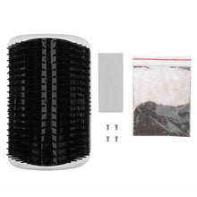 Load image into Gallery viewer, Removable Corner Cat Rubbing Massage Brush Hair Removal Station

